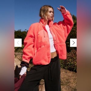 Hit the Slopes Jackets in Neon Coral